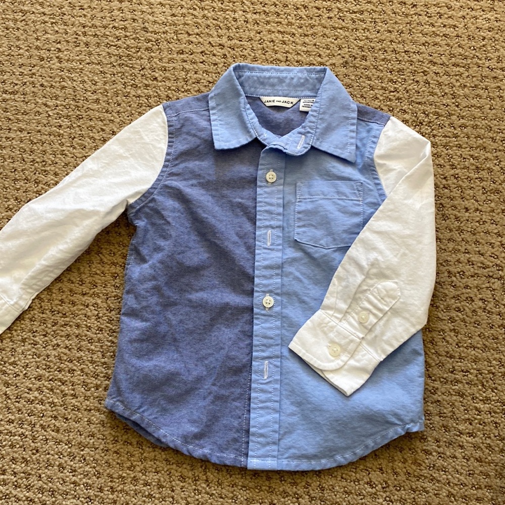 Janie and jack boy button up